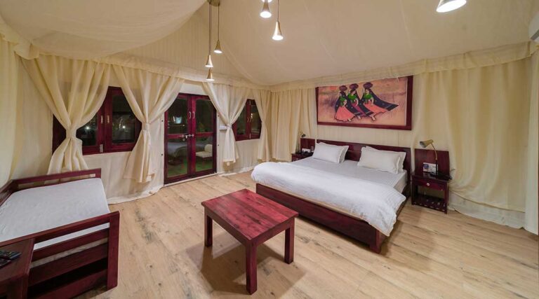 Saachi Villagio Resort Jaisalmer Tent Bedroom