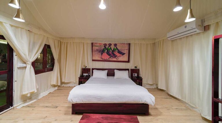 Saachi Villagio Resort Jaisalmer Tent Bedroom