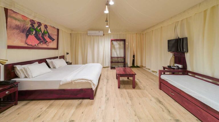 Saachi Villagio Resort Jaisalmer Tent Bedroom