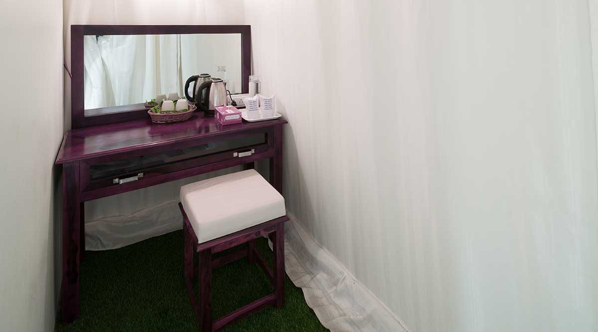 Saachi Villagio Resort Jaisalmer Tent Dressing Table