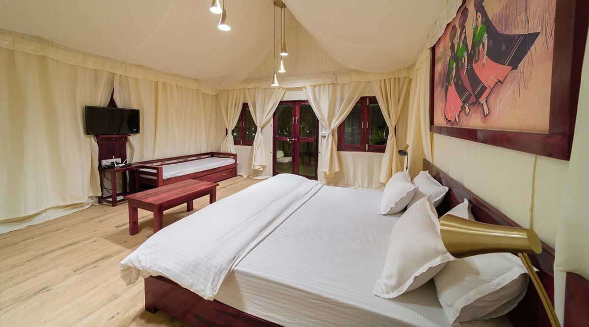 Saachi Villagio Resort Jaisalmer Tent Bedroom
